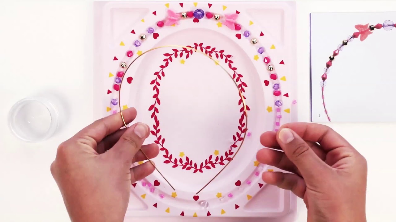 フランスおもちゃブランド「DJECOジェコ」手づくりヘアバンドキット自分だけのヘアアクセサリーを作ってみては？お誕生日プレゼントに対象8歳以上 の画像