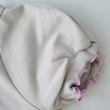 ご出産祝いにおすすめ！日本製ベビー服赤ちゃん服フラップTシャツ2色サイズ70-80㎝対応MadeinJapanピンク、白画像