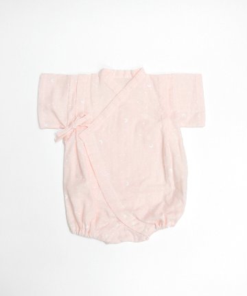 日本製ベビー服・ベビー用品ブランド「スタンプル」コットン100％着心地抜群甚平さん風ロンパース70サイズご出産祝い・ご出産準備に3色画像