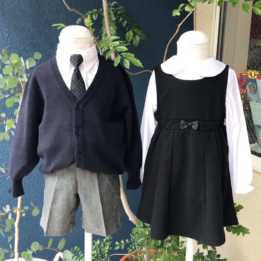 子供服3点セットサイズ100，110，120サイズセットアップ3点セット幼稚園面接コーディネート、キッズ服フォーマル　入園式☆卒園式イベントに！の画像