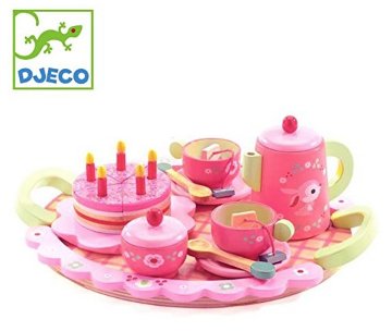 お誕生日プレゼントに！フランスおもちゃブランド「DJECOジェコ」リリーローズパーティ対象年齢３歳以上　知育玩具、木製おもちゃラッピング無料対象商品の画像