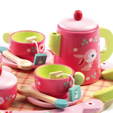 お誕生日プレゼントに！フランスおもちゃブランド「DJECOジェコ」リリーローズパーティ対象年齢３歳以上　知育玩具、木製おもちゃラッピング無料対象商品の画像