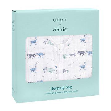 出産祝いに人気!アメリカベビー用品ブランド「エイデン＆アネイ」コットン100％スリーピングバッグスリーパー　ラッピング手数料無料！の画像