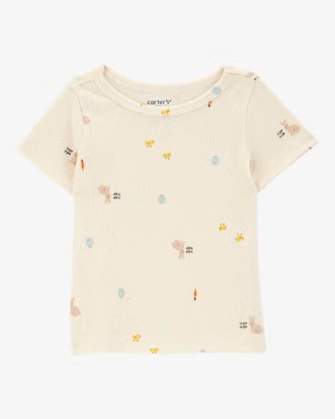 アメリカ子供服ブランド「カーターズ」女の子服2点セットオーバーオール＆Ｔシャツセットお誕生日プレゼントに！18Ｍ=85サイズ　24M＝90サイズの画像