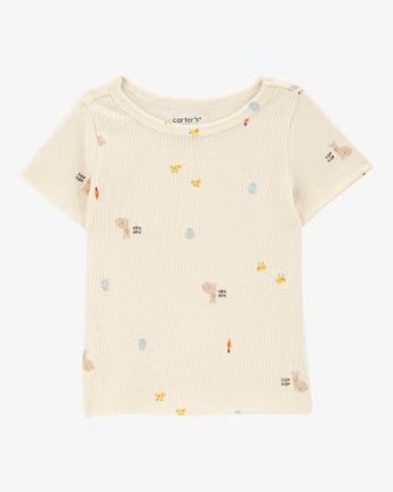 アメリカ子供服ブランド「カーターズ」女の子服2点セットオーバーオール＆Ｔシャツセットお誕生日プレゼントに！18Ｍ=85サイズ　24M＝90サイズの画像