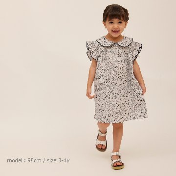 子供服ブランド「プチミグ」の夏の子供服日本発子供服ブランド「プチミグ」夏の小花柄ワンピース3サイズ80サイズ、90サイズ、100サイズの画像