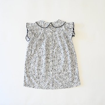 子供服ブランド「プチミグ」の夏の子供服日本発子供服ブランド「プチミグ」夏の小花柄ワンピース3サイズ80サイズ、90サイズ、100サイズの画像