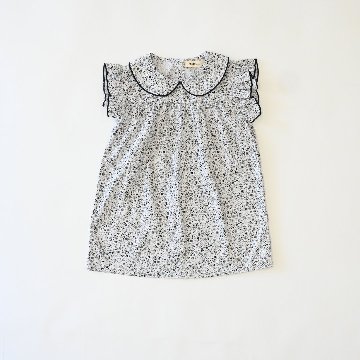 子供服ブランド「プチミグ」の夏の子供服日本発子供服ブランド「プチミグ」夏の小花柄ワンピース3サイズ80サイズ、90サイズ、100サイズの画像
