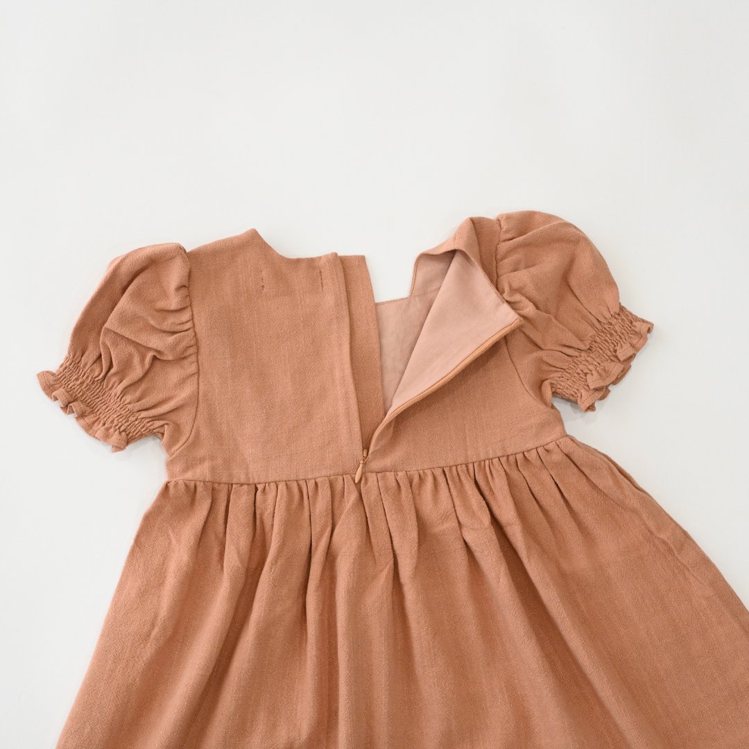 子供服ブランド「プチミグ」の夏の子供服日本発子供服ブランド「プチミグ」夏のワンピース刺しゅう入り100から120サイズまでお誕生日プレゼントに！の画像
