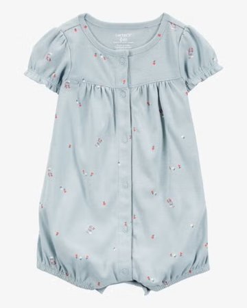 夏のお出かけ着に！アメリカベビー服・子ども服ブランド「カーターズ」赤ちゃん服ショートオール新生児用newborn～3.6㎏、6M～7.5㎏ご出産祝いにも！の画像