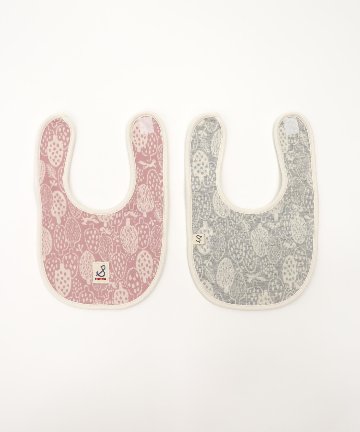 安心の日本製ご出産祝いにもおすすめベビー用スタイ☆赤ちゃんよだれかけ「スタンプル」2色フォレスト柄シンプルデザインが人気のベビー用品ブランド「スタンプル」の画像