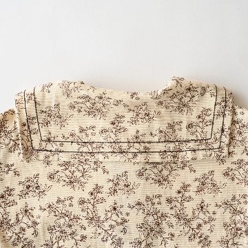 「PetitMigプチミグ」秋の新作子供服セーラーカラー花柄ダブルボタンブラウス・お誕生日プレゼント・クリスマスプレゼントに！80サイズ、90サイズ、100サイズ、110サイズの画像