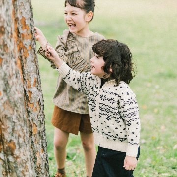子供服ブランド「PetitMigプチミグ」秋冬の新作入荷！日本発子供服ブランド☆ニットカーディガンお出かけ着にも！男の子服・女の子服90サイズ、100サイズ、110サイズの画像