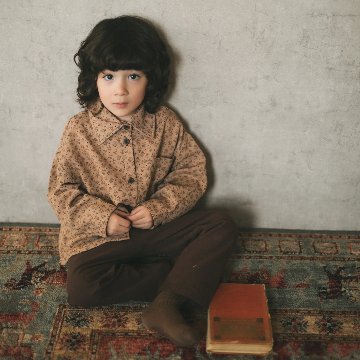 「PetitMigプチミグ」秋の新作子供服お花柄シャツお誕生日プレゼント・クリスマスプレゼントに！80サイズ、90サイズ、100サイズ、110サイズの画像