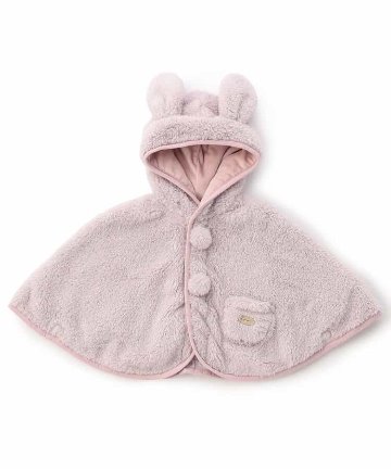 ご出産祝いに！Ampersand(アンパサンド)のベビー服・おくるみ・マント「アニマルボアマント・ポンチョ」は、小さなお子様への贈り物に最適。カジュアルスタイルが好みなママやパパ、ベビーにおすすめ♪の画像