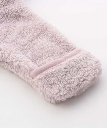 ご出産祝いに！冬産まれの赤ちゃんにベビーアンパサンド「アニマルボアジャンプスーツ」は、やさしいニュアンスのナチュラルなデザイン。ベビーのコーデにおしゃれさをプラス♪ハロウィンにも！の画像