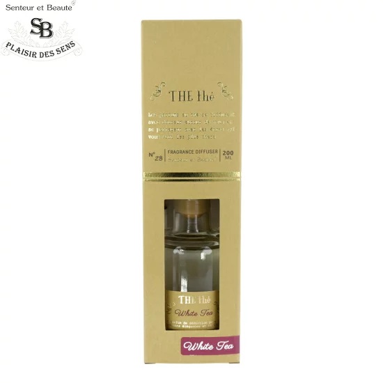 ラグジュアリーな香りで空間をアップグレードお友だちへのプレゼントにも！Senteur et Beaute サンタール エ ボーテ ザ ティー フレグランスブーケ ホワイトティーの画像