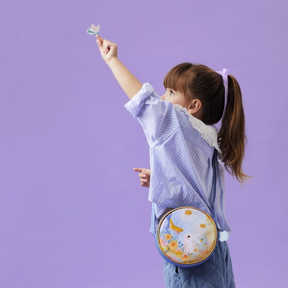 新商品！！お誕生日プレゼント・クリスマスプレゼントにポシェット、ショルダーバッグ女の子バッグフランスおもちゃブランド「DJECOジェコ」うさぎRabbitの画像