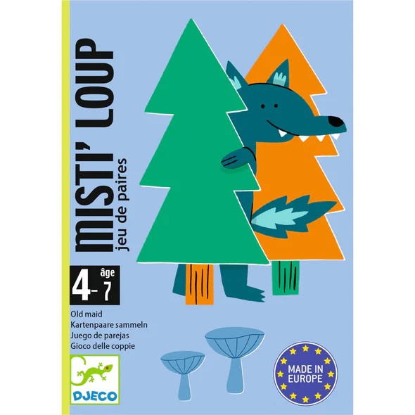 フランスおもちゃブランド「ジェコ」家族みんなで楽しめるゲーム「ミスチループ」イラストをつなげるババ抜きゲーム・神経衰弱もできます！の画像