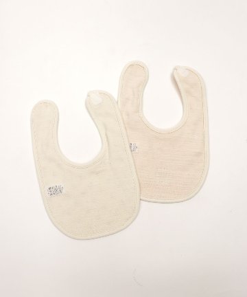ラッピング無料！出産祝いに人気の日本製ベビーギフトセット 「スタンプル」新生児から使えるショートオール＋ベビー用スタイ2枚セットの画像