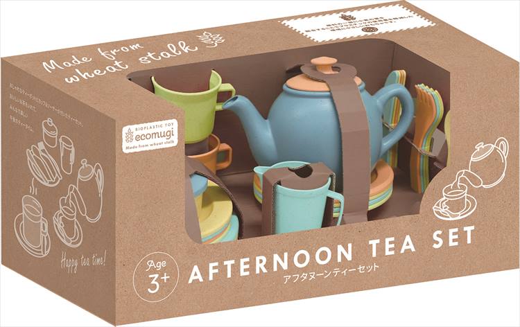 プチプラがうれしい！ecomugi（エコムギ） AFTERNOON TEA SET（アフタヌーンティーセット）こどもの日のプレゼントやお誕生日プレゼントに！の画像