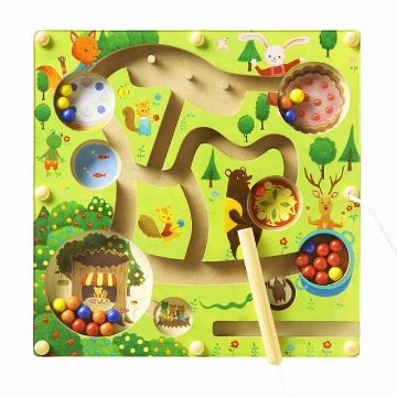 ベビー用・子供用知育玩具☆えほんトイっしょベリーくんのきのみやさん絵本ときのおもちゃプレゼントに！の画像