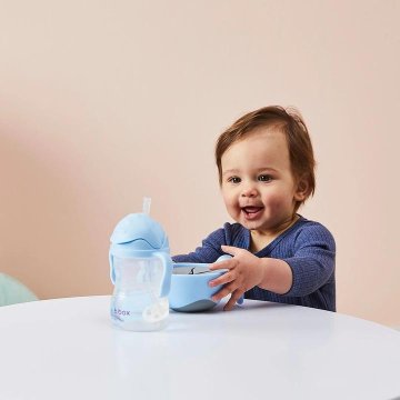大人気ベビー用品ブランド「ビーボックス」シッピーカップ/ストローボトル「ジェラートシリーズ」Boysenberry（ラベンダー）の画像