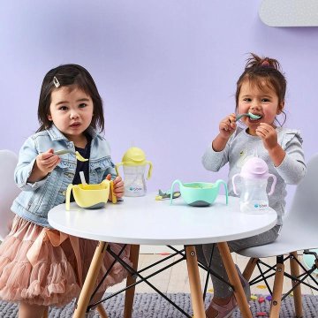 ご出産祝いにも！オーストラリア発ベビー用品赤ちゃん用食器b.boxビーボックスシッピーカップ/ストローボトルジェラートシリーズ（ピンク）画像
