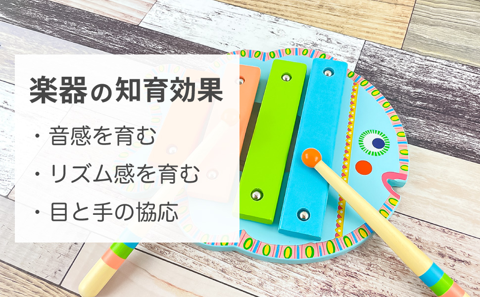 フランス発おもちゃブランド「DJECOジェコ」対象18ヵ月以上アニマンボシリーズ シロフォン 楽器玩具お誕生日プレゼントに！インテリアとしてもかわいいフランスおもちゃの画像
