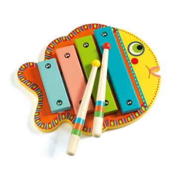 フランス発おもちゃブランド「DJECOジェコ」対象18ヵ月以上アニマンボシリーズ シロフォン 楽器玩具お誕生日プレゼントに！画像