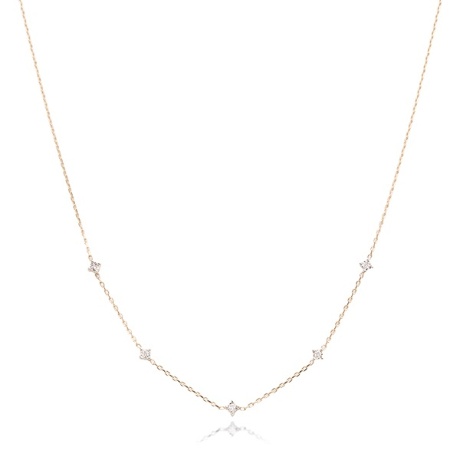 K10YG/WG スターダスト・ダイヤネックレスの画像