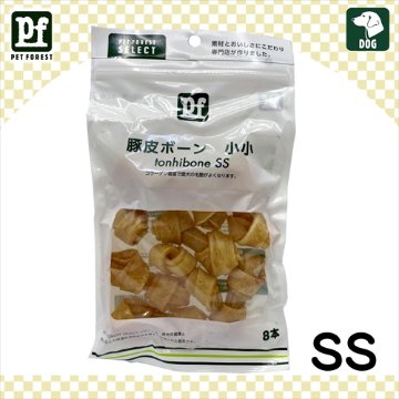 【まとめ買い】PF豚皮ボーン 小小 8本〔SS〕の画像