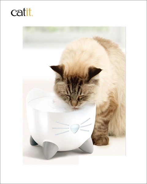 GEX　Catit　Pixi　ファウンテン　[猫用　2.5L　静音設計]の画像