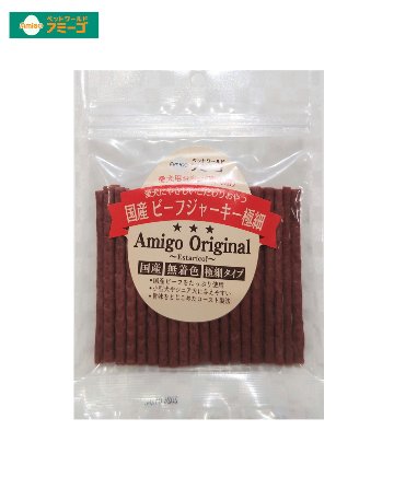AM国産ビーフジャーキー極細　80g　[国産]の画像