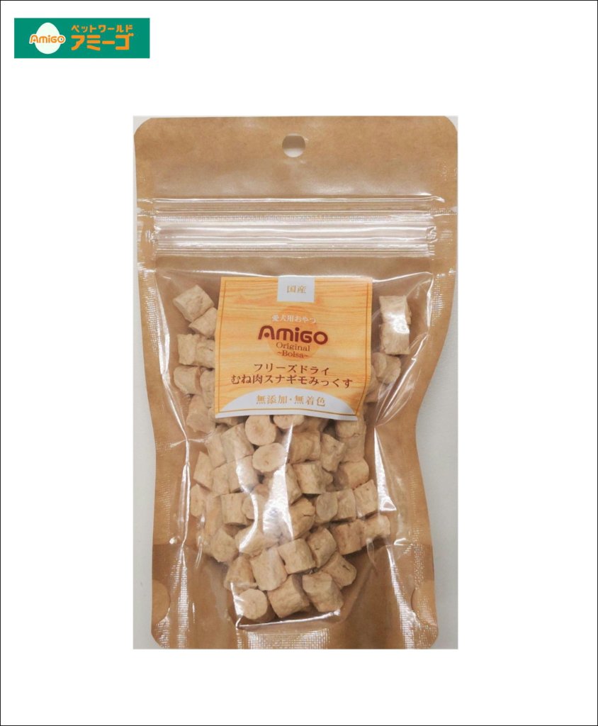 AM国産フリーズドライむね肉スナギモみっくす 25g　[国産]の画像