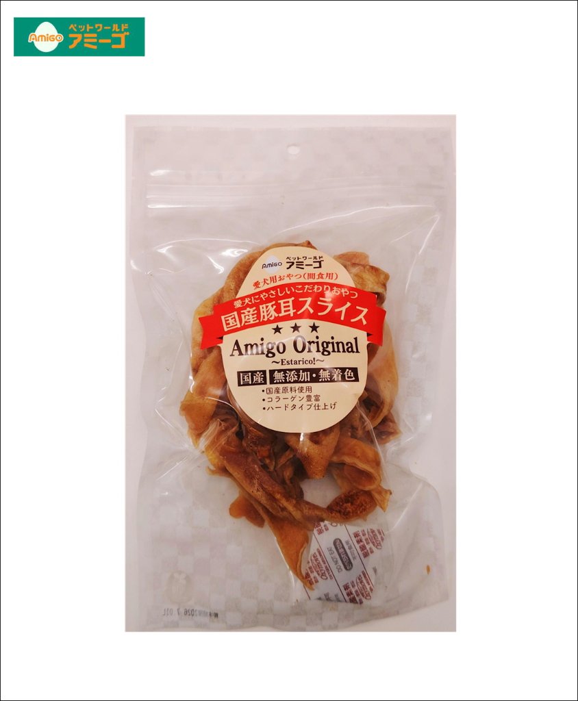 AM国産豚耳スライス 160gの画像