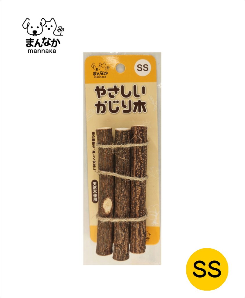 まんなか　ニームかじり木　[おもちゃ　犬用　噛む玩具]の画像