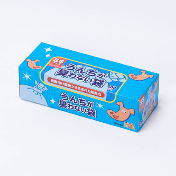 クリロン化成 うんちが臭わない袋 SSサイズ 200枚入りの画像