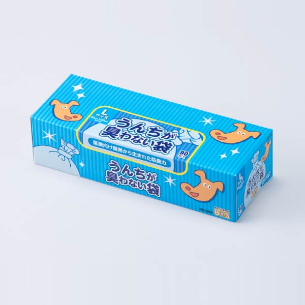 クリロン化成 うんちが臭わない袋 Lサイズ 90枚入りの画像