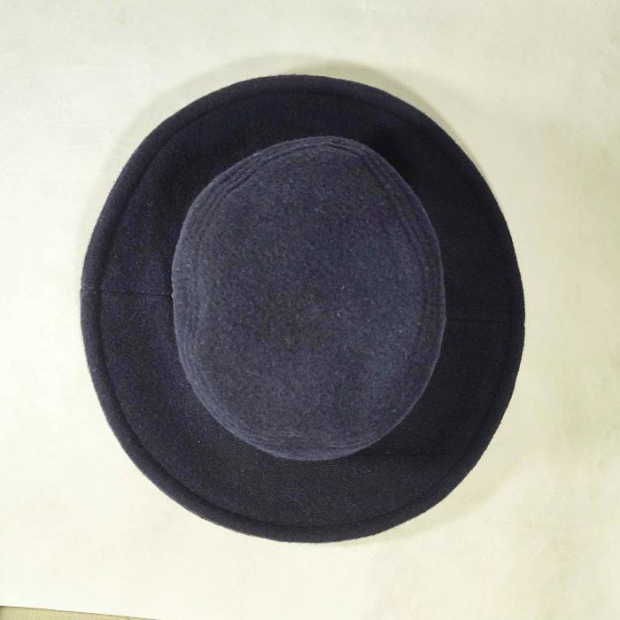 Phatee - TRAVEL HAT RECYCLE WOOL / NAVY WOOLの画像