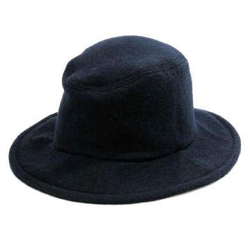 Phatee - TRAVEL HAT RECYCLE WOOL / NAVY WOOLの画像