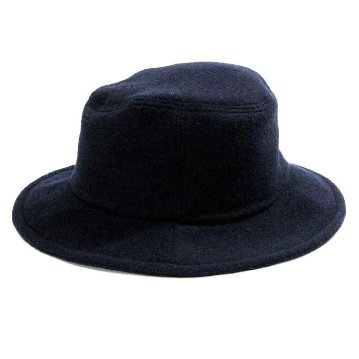 Phatee - TRAVEL HAT RECYCLE WOOL / NAVY WOOLの画像