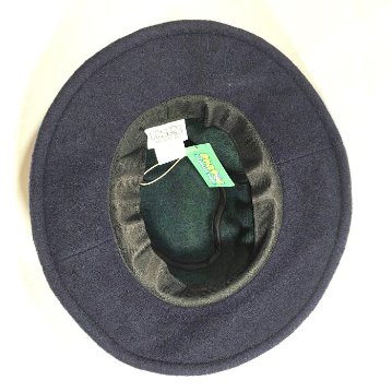 Phatee - TRAVEL HAT RECYCLE WOOL / NAVY WOOLの画像