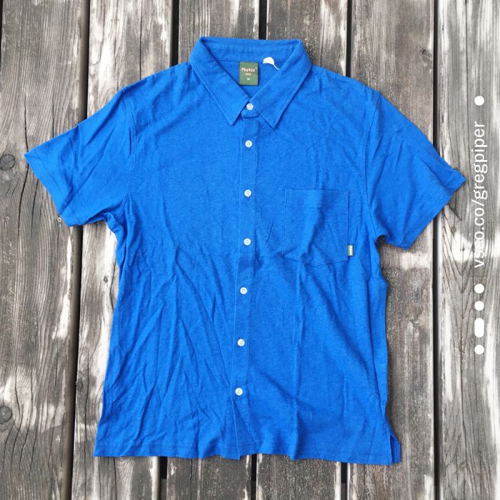 Phatee LABORATORY - SOFT SHIRTS / BLUE (SAMPLE) (Small)の画像