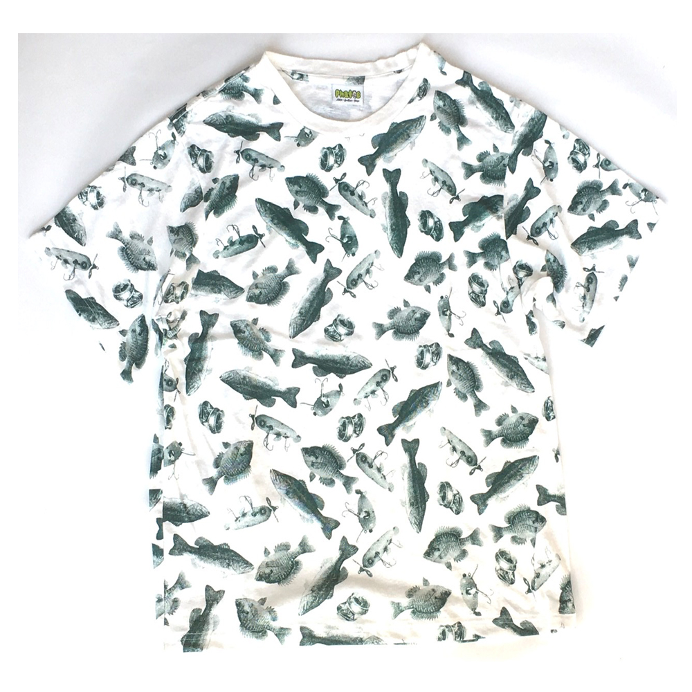Phatee LABORATORY - HEMP TEE PRINTED / FISH (SAMPLE) (Small)の画像