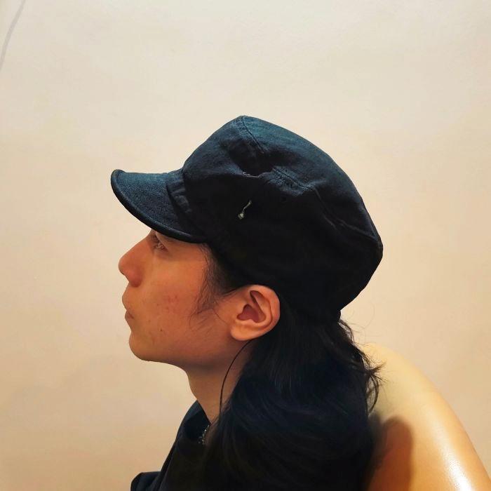 Phatee - HALF CAP HEMP CANVAS / BLACK CANVASの画像