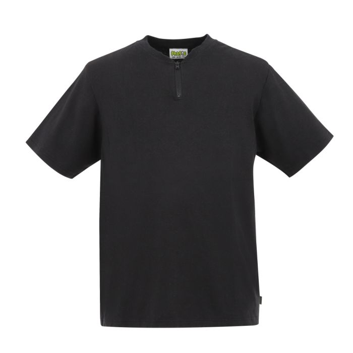 Phatee - HEMP CHOCO ZIP TEE / BLACKの画像