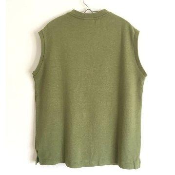 Phatee - HEMP TEE VEST / MACCHAの画像