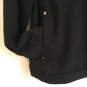 Phatee - HEMP SWEAT G JACKET / BLACKの画像