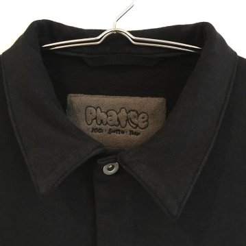 Phatee - HEMP SWEAT G JACKET / BLACKの画像